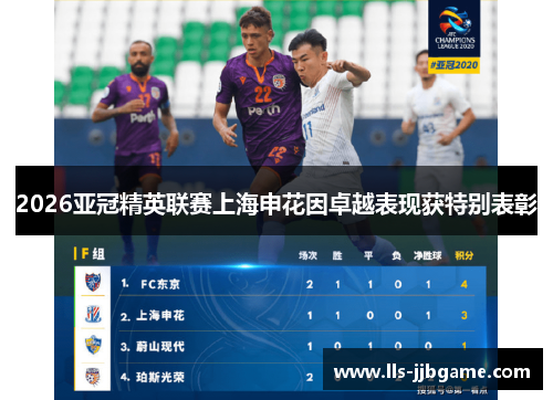 2026亚冠精英联赛上海申花因卓越表现获特别表彰 2026亚冠精英联赛上海申花因卓越表现获特别表彰